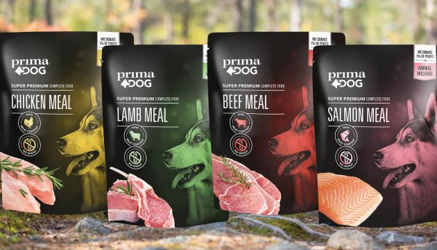 PrimaDog läckra och högkvalitativa måltider för hundar