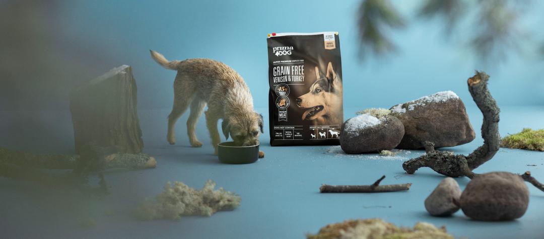 PrimaDog dry foods are good for dog´s sensitive stomach