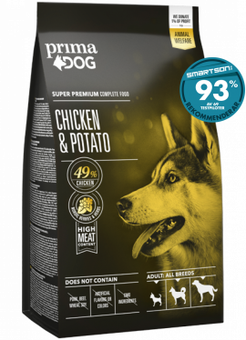 Kyckling och Potatis torrfoder för vuxna hundar av alla raser PrimaDog