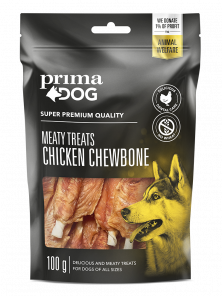 Chicken Chewbone low-fat dog treats PrimaDog