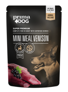 PrimaDog Mini Meal Venison in gravy