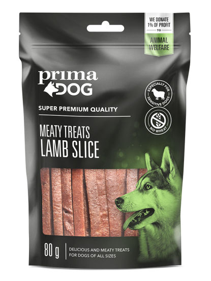 Low-fat lamb slice dog treats PrimaDog