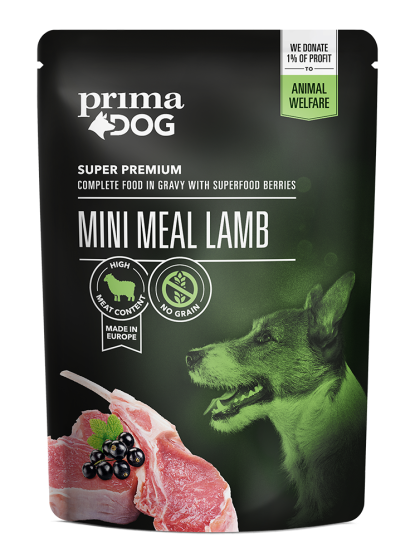 PrimaDog Mini meal Lamb in gravy