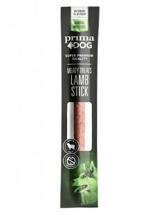Low-fat meaty dog treats lamb stick PrimaDog